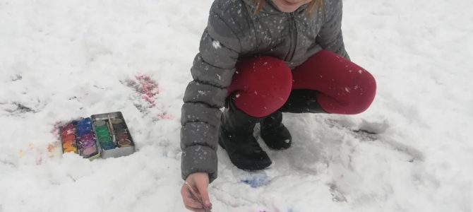 Kunst im Schnee